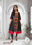 Authentic Sambalpuri Gown Design Pure Cotton Women Kurta Black
