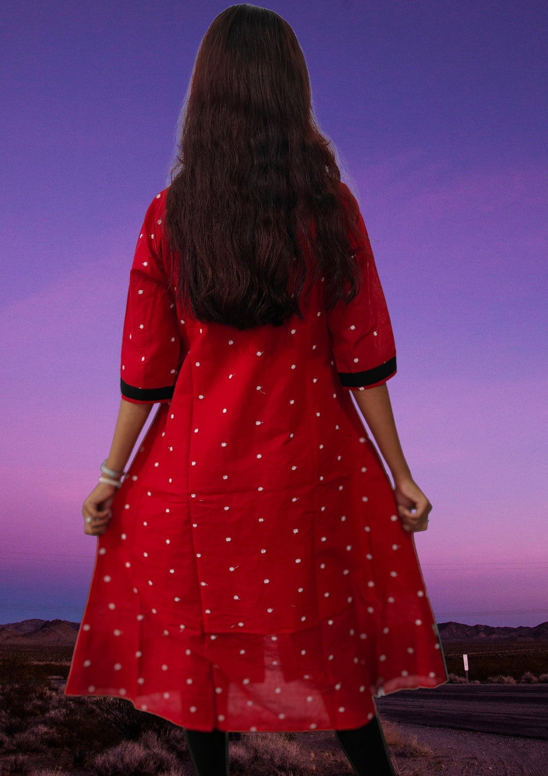 Authentic Sambalpuri Queens Design Women Kurta Red