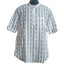 Sambalpuri Handloom Men's Cotton White Stripe Short Kurta